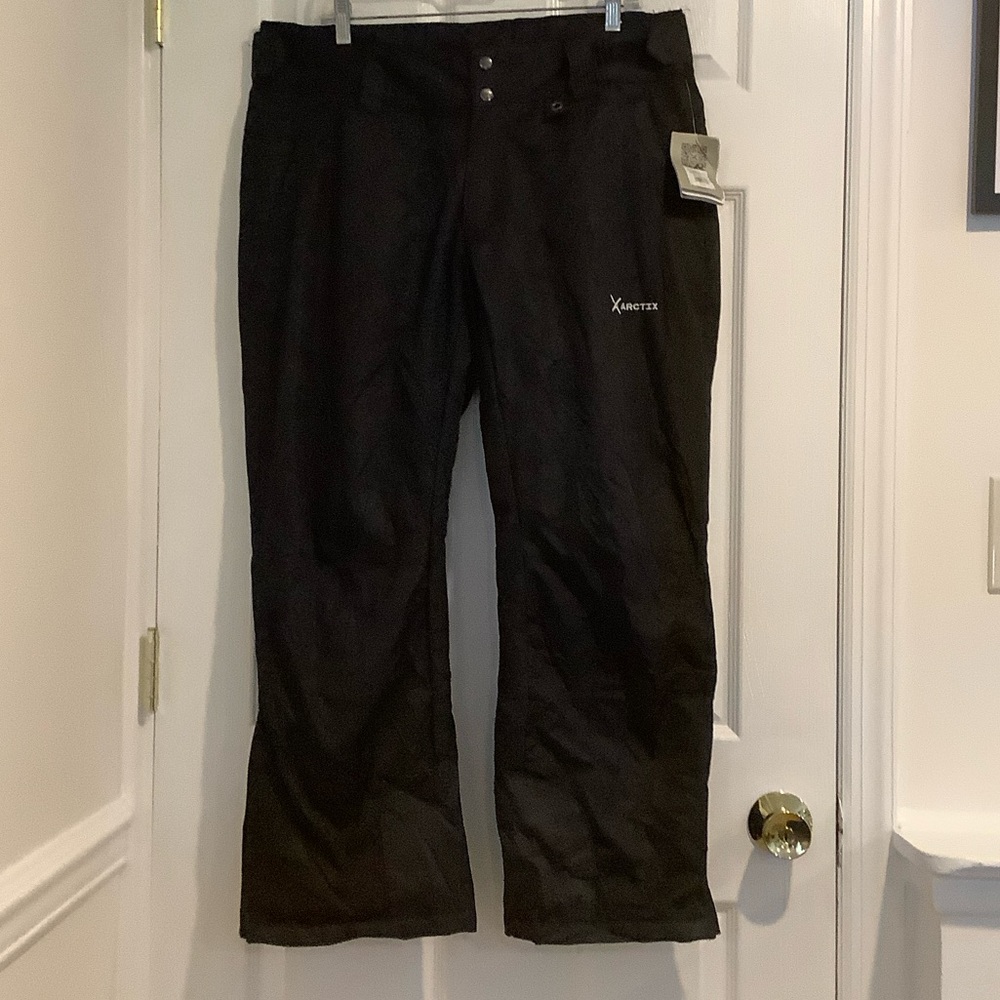 NWT ARCTIX Women’s Black Snow Ski Snowboard Insulated Water Resistant Pants XL